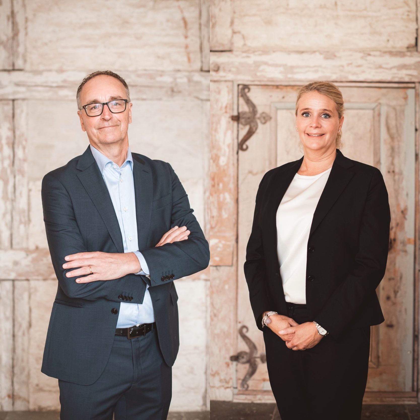 Ulf Hjertsäll and Camilla Dahlström